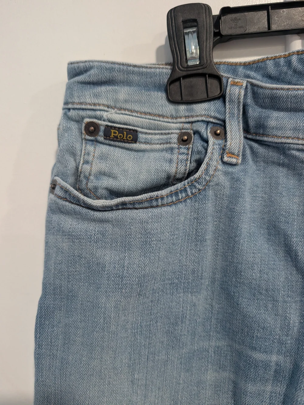 Polo Ralph Lauren Crop Flare Jeans Quilted Star Patches Girl's Size 14
